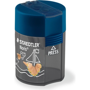 STAEDTLER Острилка Staedtler 512 с контейнер, двойна, СИН (33832-А-СИН)