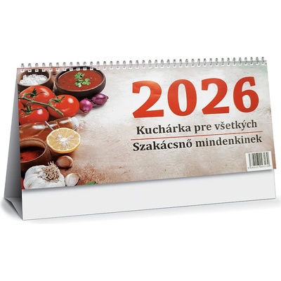 stolový Kuchárka pre všetkých /slovensko-maďar Szakácsnő mindenkinek SK/HU 2025