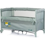 Chipolino Бебешка кошара с падаща страна Chipolino - Релакс, тигър, матча (KOSIRE269MA) - baby