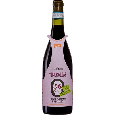 ZeroPuro Mineraliae Montepulciano D’Abruzzo DOP červené 13% 0,75 l (čistá fľaša)