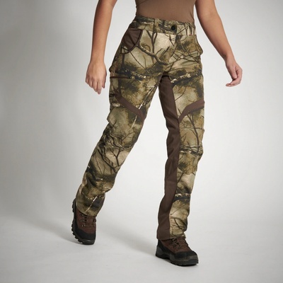 Kalhoty Solognac Dámské 500 maskovací