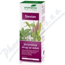 Doplňky stravy Aromatica Stevian jitrocelový sirup se stévií 210 ml