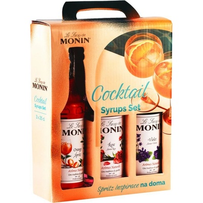 MONIN Cocktail Syrups Set 3 x 0,25 l