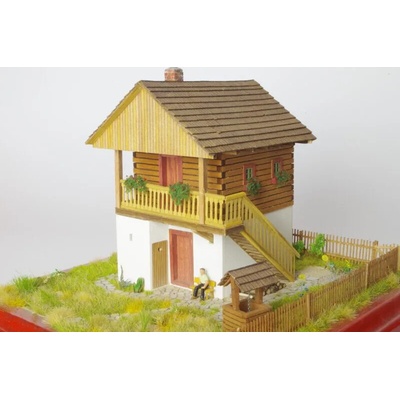 MDS - Modelové domečky Špalek Dvojposchodový domček 1:120