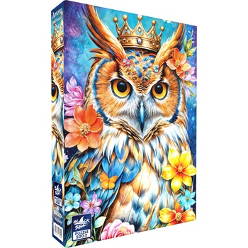 Black Sea Puzzles Пъзел Black Sea от 500 части - Сред цветята: Бухал (BS82504)