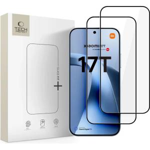 Tech-Protect GLASS FIT+ пакет от 2 за Xiaomi 17T черно (5906302323456)