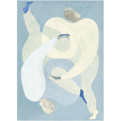 Plagát 50x70 cm Hold You - Blue – Sofia Lind – The Poster Club
