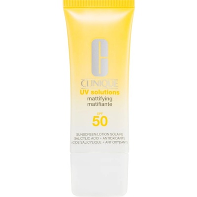 Clinique Sun UV Solutions Matifying Sunscreen SPF 50 слънцезащитен крем за лице с матиращ ефект 40ml