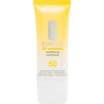 Clinique Sun UV Solutions Matifying Sunscreen SPF 50 слънцезащитен крем за лице с матиращ ефект 40ml