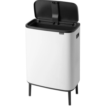 Brabantia Бяло стоманено кошче за боклук, отваряне с докосване 60 l Bo Touch Bin Hi - Brabantia (130205)