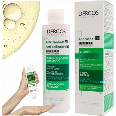 Vichy Dercos Anti-Dandruff šampon proti lupům pro suché vlasy