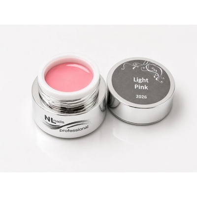 NL nails professional Uv Led barevný gel light pink 5ml