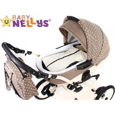 Baby Nellys nielen do autosedačky MINKY modrý tyrkysový