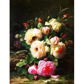 Image 1 of Milena Style Цветя за дома - диамантен гоблен