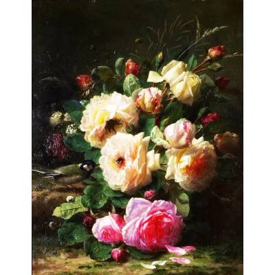 Milena Style Цветя за дома - диамантен гоблен