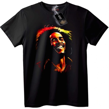 NOONEBRAND Тениска Bob Marley - XS, Black