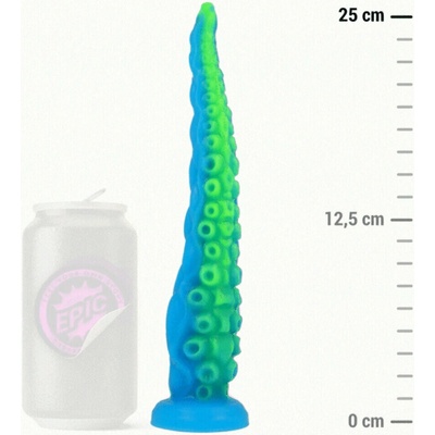 Epic Scylla Small silikónové dildo s prísavkou 26,5 x 4,5 cm