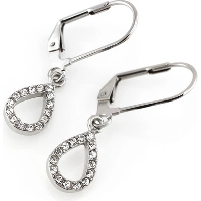 MPM-TIME nerezové náušnice 7749 strieborné