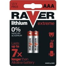 RAVER Lithium AAA 2ks 1321112000