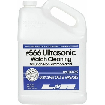 L&R #566 Безамонячен разтвор за почистване на часовници, 3.8л