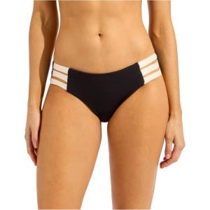 Seafolly Дамско бикини долнище Seafolly Banf Wave Multi Strap Hipster Pant Bikini bottom - Black - размер 36 (EU) (150-6614-0113)