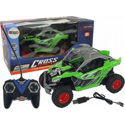 Lean Sport Off-Road Auto Cross Country dálkové ovládání 27 MHz Zelená