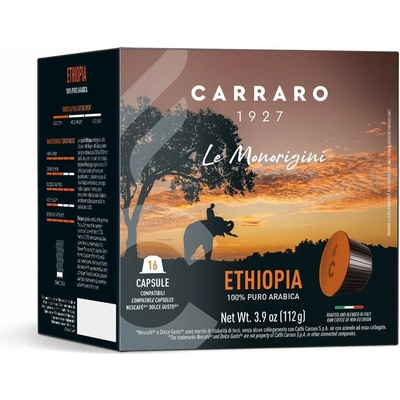 Carraro Caffe Ethiopia Dolce Gusto 16 x 7 g