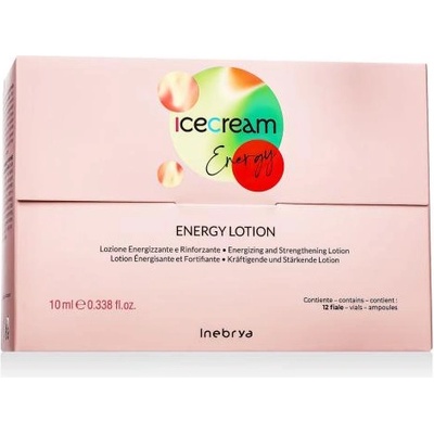Inebrya Ice Cream Energy Lotion Ampoules енергизиращ и укрепващ лосион за коса 12x10 ml унисекс