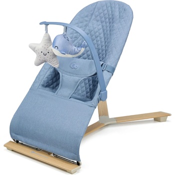 KinderKraft Бебешки шезлонг KinderKraft - Mimi, Nordic Breeze (NEW024746)