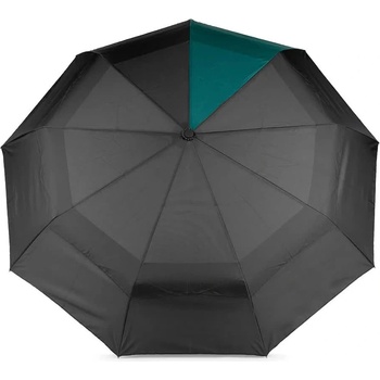 Roka london Чадър Roka london Waterloo Recycled Nylon umbrella - Black (Black / Teal)