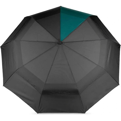 Roka london Чадър Roka london Waterloo Recycled Nylon umbrella - Black (Black / Teal)