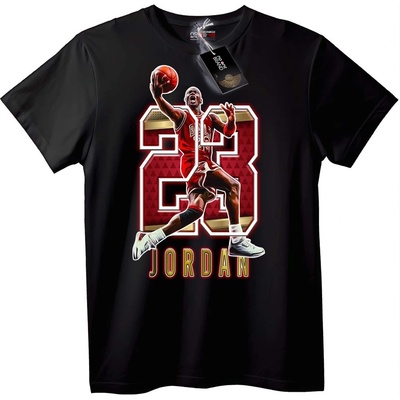 NOONEBRAND Тениска 23 Jordan Баскетбол - 2XL, White