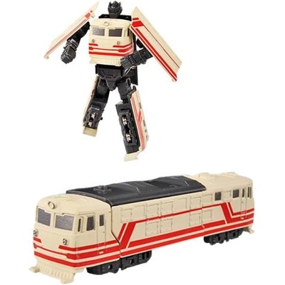 Rappa Метален робот разглобяем локомотив бежов