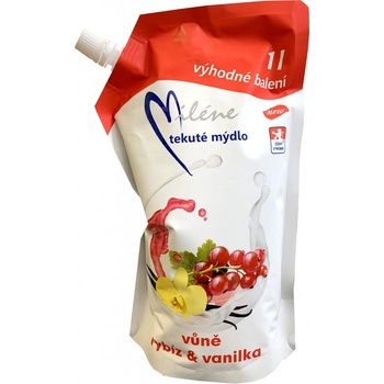 Miléne Ríbezle a vanilka tekuté mydlo náhradná náplň 1 l