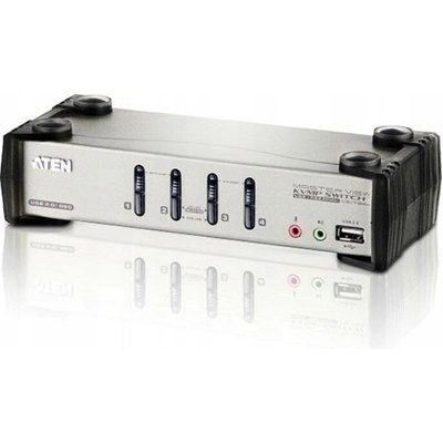 Aten CS-1734BC KVM přepínač USB Hub, OSD, 4PC audio+USB-PS/2