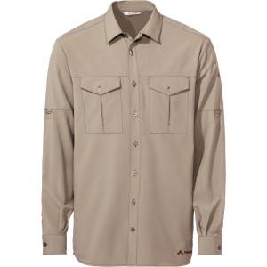 Vaude Мъжка риза с копчета Vaude Rosemoor L/S Shirt II Shirt - Linen Uni - размер XXL (033-1528-0915)
