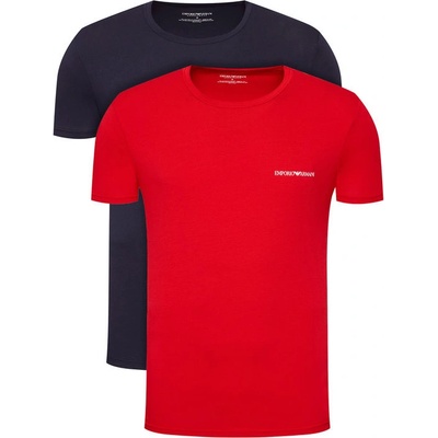 Emporio Armani pánské tričko 2pcs 111267 1P717 76035 červená černá