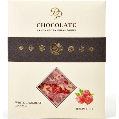 DP chocolate čokoláda Basic biela s malinami 70 g
