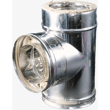 Image 1 of ArtKamin Димоотводен Тройник 90° с изолация - Ф200-250 (tisi)