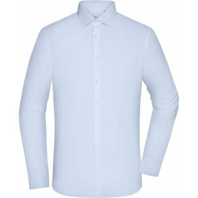 Daiber popelínová košile slim fit s dlouhým rukávem JN 1372 light blue