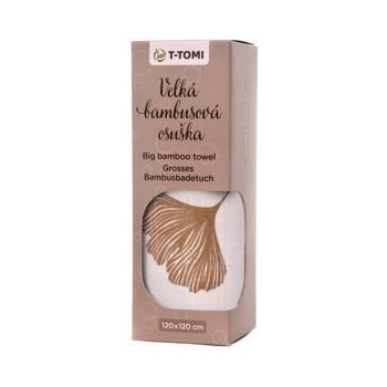 T-Tomi Bio Veľká Bambusová Osuška 120x120 Cm Ginkgo