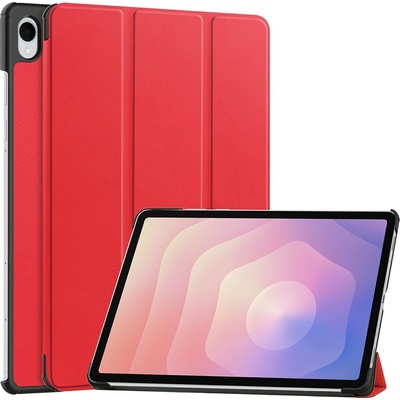 Vsetkonamobil 122534 LEATHER Zaklápací kryt pre Samsung Galaxy Tab S11 červený