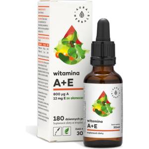 Aura Herbals Зрение и имунитет - Витамин А (800 μg) + Е (12 mg), 30 ml капки Aura Herbals (10535 AH)