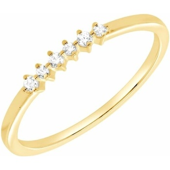 Eppi prsteň zo striebra s lab grown diamantmi Casper R49275