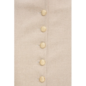 Marella Пола с вълна Marella в бежово дълга с кройка тип молив 2523106092200 (2523106092200)