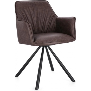 Bizzotto breval ВЪРТЯЩ СТОЛ С ПОДЛАКЪТНИЦИ Т. КАФЯВ (0730329)