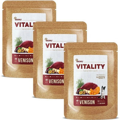 Akinu Vitality zvěřina 3 x 300 g