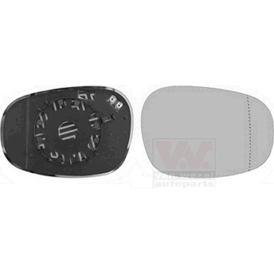 Sklo vonkajżieho zrkadla VAN WEZEL 0667836