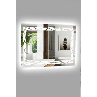 Lidiya Mirror Огледало за баня LED осветление LM Cosmic Ripple 800×600мм