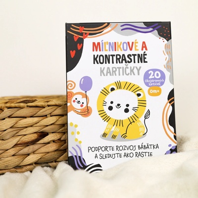 Edu kid Míľnikové a kontrastné kartičky 2v1